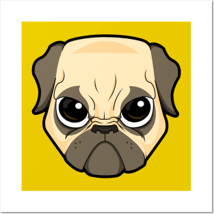 Angry Pug Posters and Art